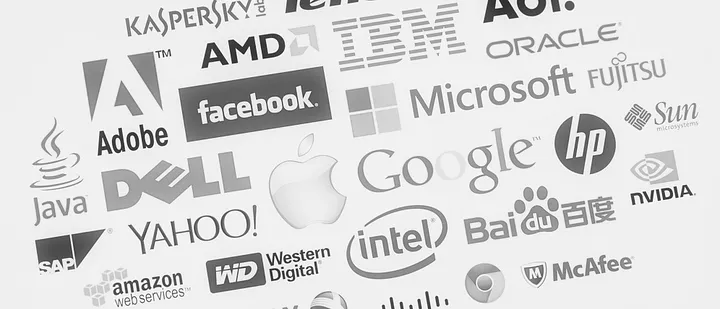 &lsquo;big tech logos&rsquo;